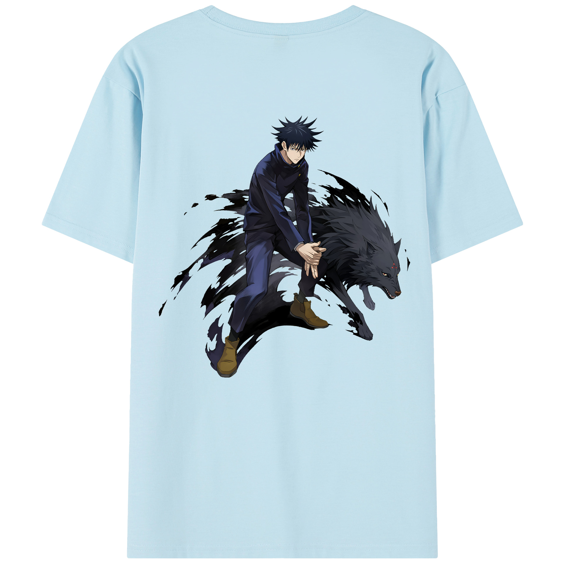（画像用） 呪術廻戦 Jujutsu Kaisen 綿100％半袖Tシャツ（背面プリント）
